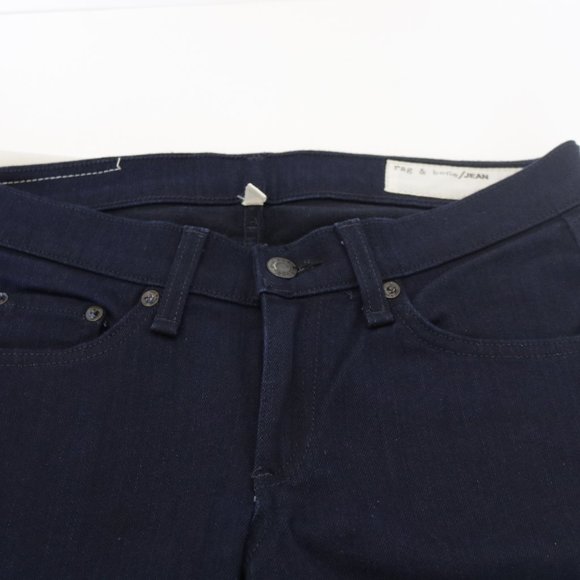 Rag & Bone Classic Dark Blue Skinny Jeans - NWT - Picture 4 of 10